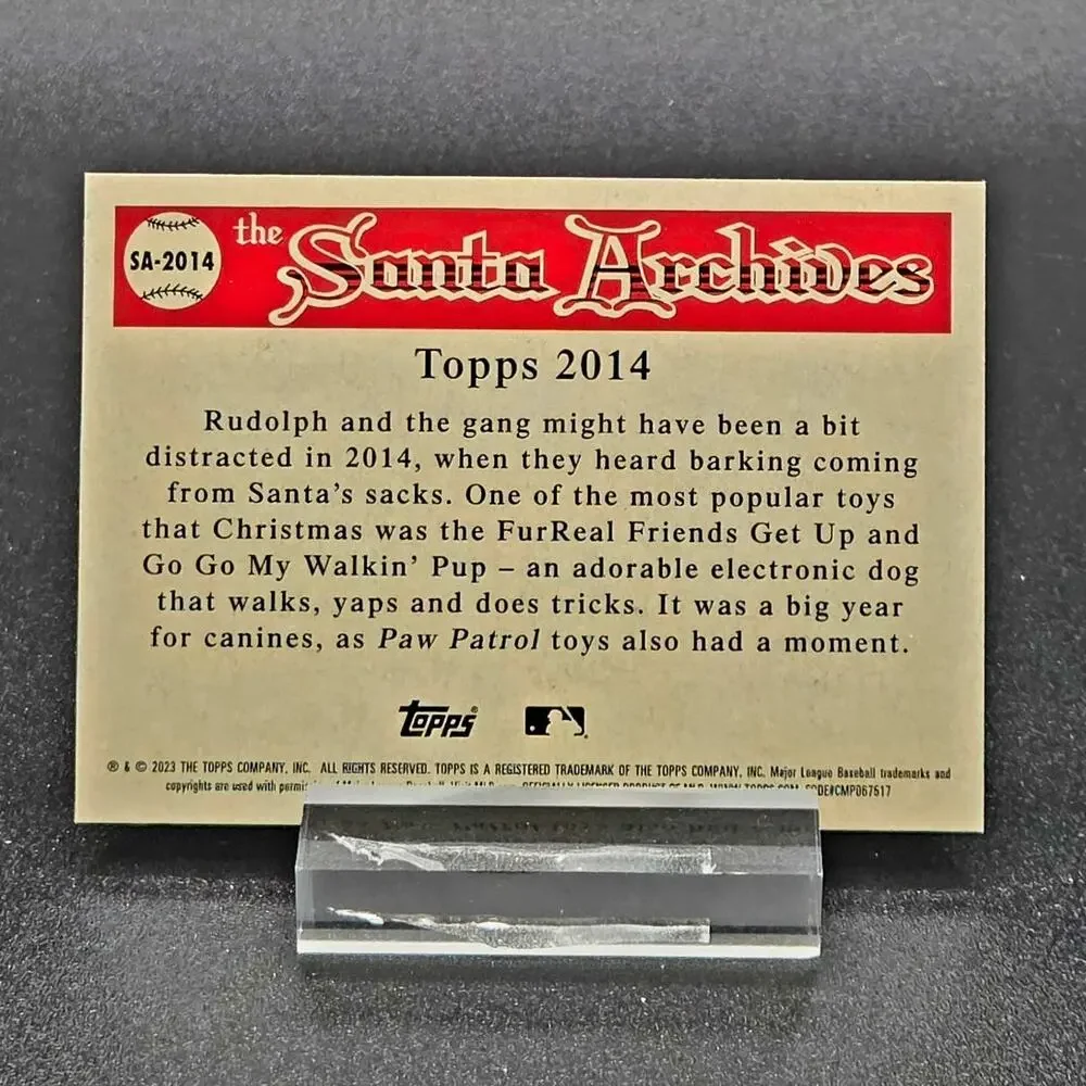 Topps Holiday The Santa Archives SSP Short Print Santas 1961, 1978, 1985 & 2014
